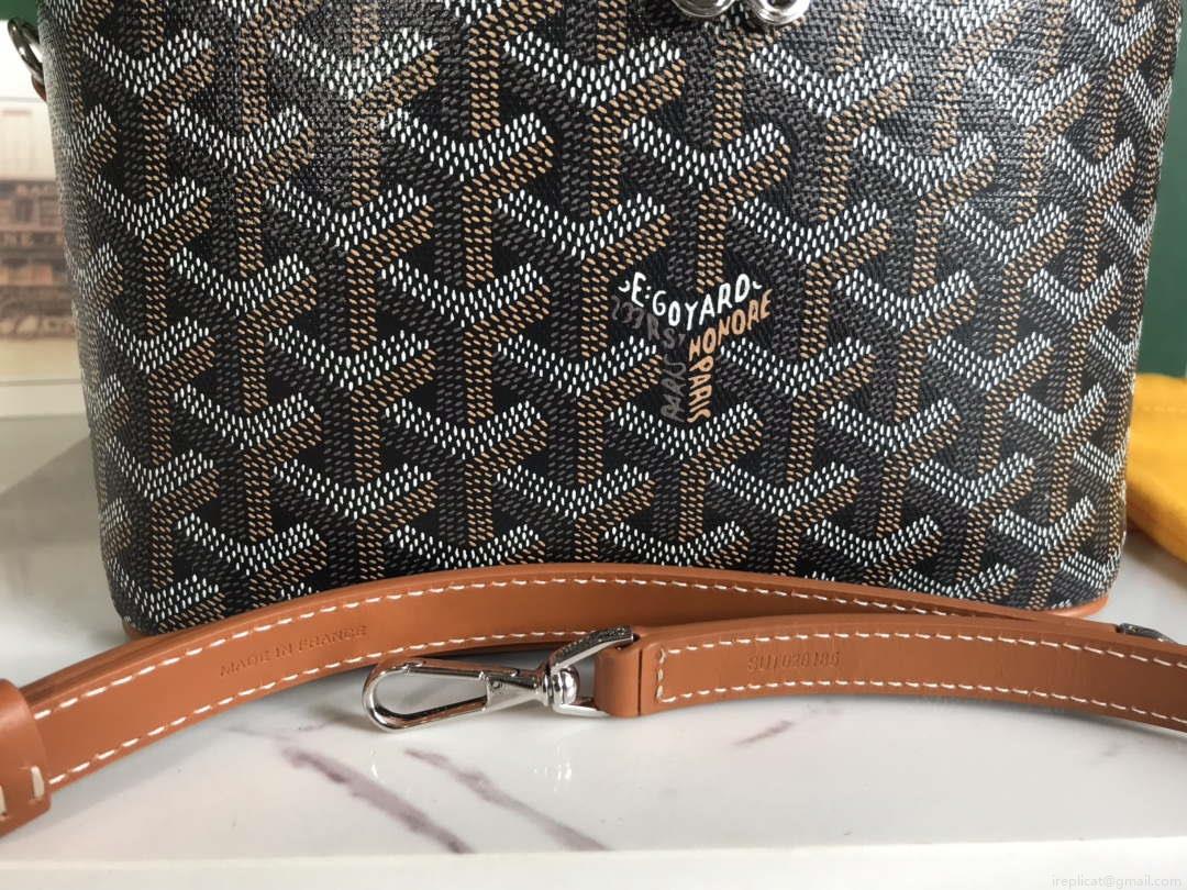 Goyard MUSEVAPMLTY01CL03P Muse Vanity Case PM Bag Brown & Black