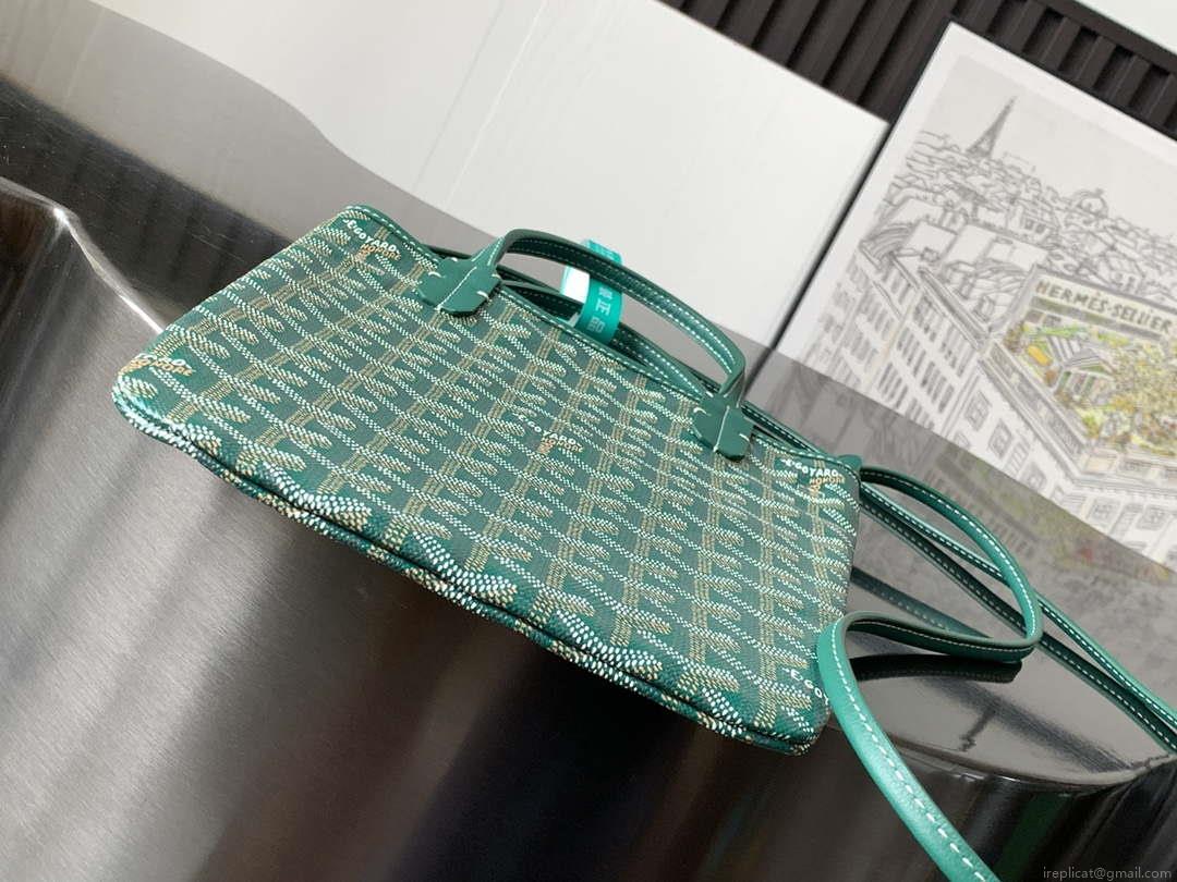Goyard POICLAPMLTY11CL61P Poitiers Claire Voie Bag Green