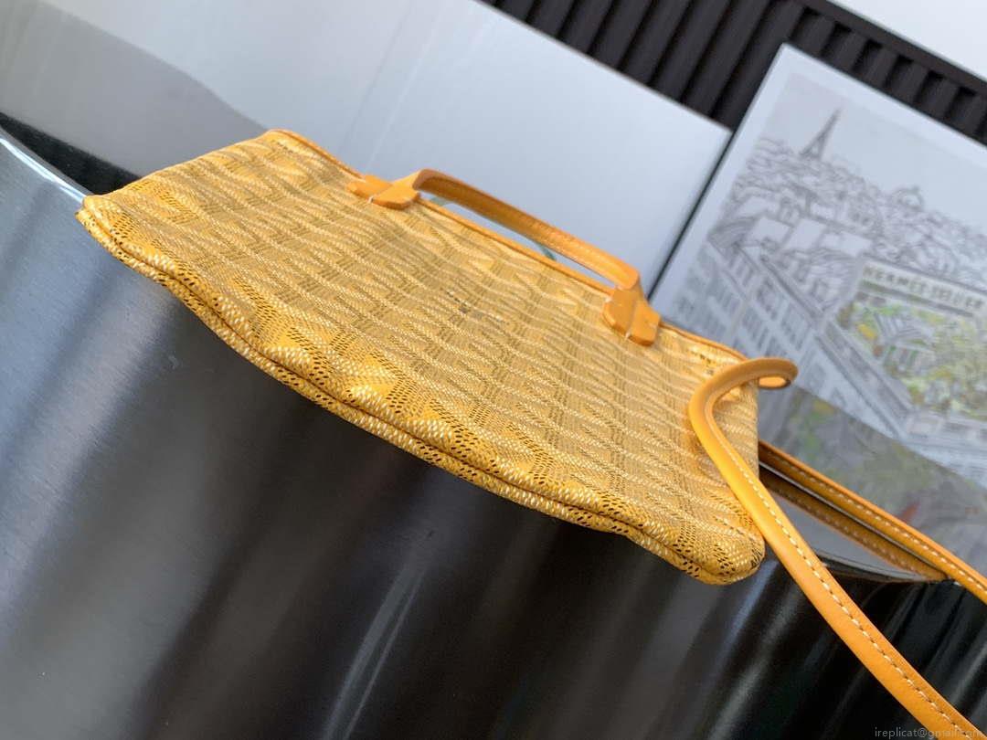 Goyard POICLAPMLTY11CL61P Poitiers Claire Voie Bag Yellow