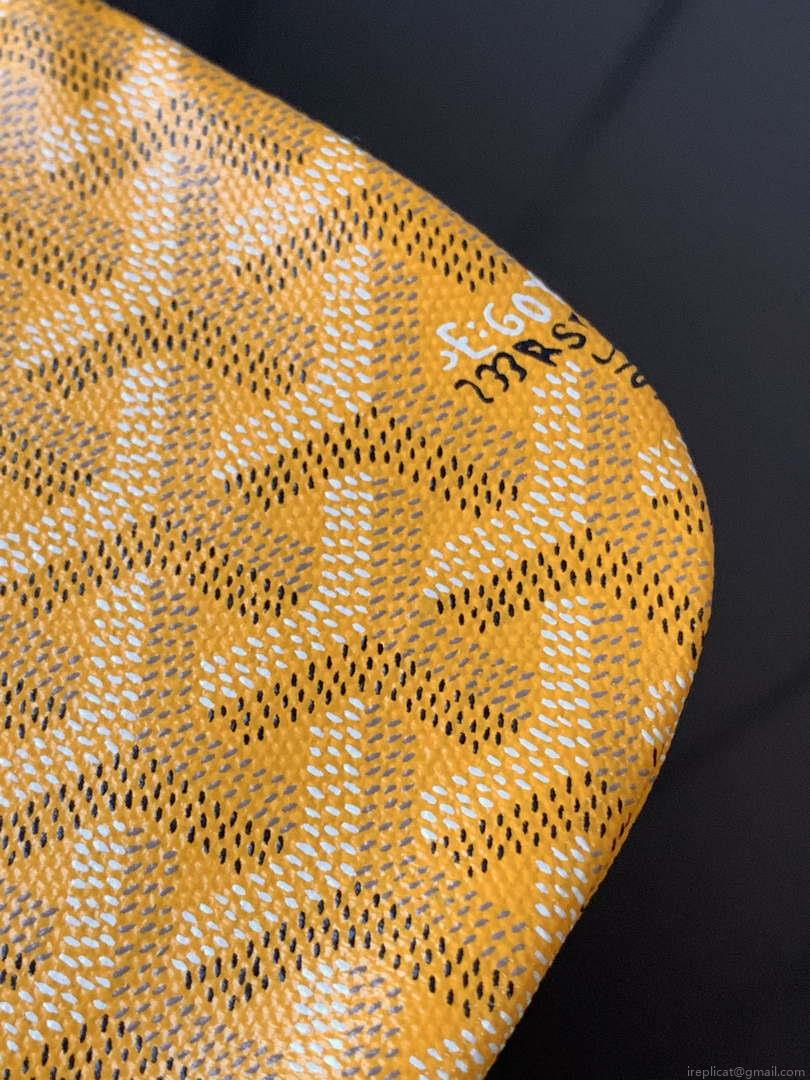 Goyard POICLAPMLTY11CL61P Poitiers Claire Voie Bag Yellow