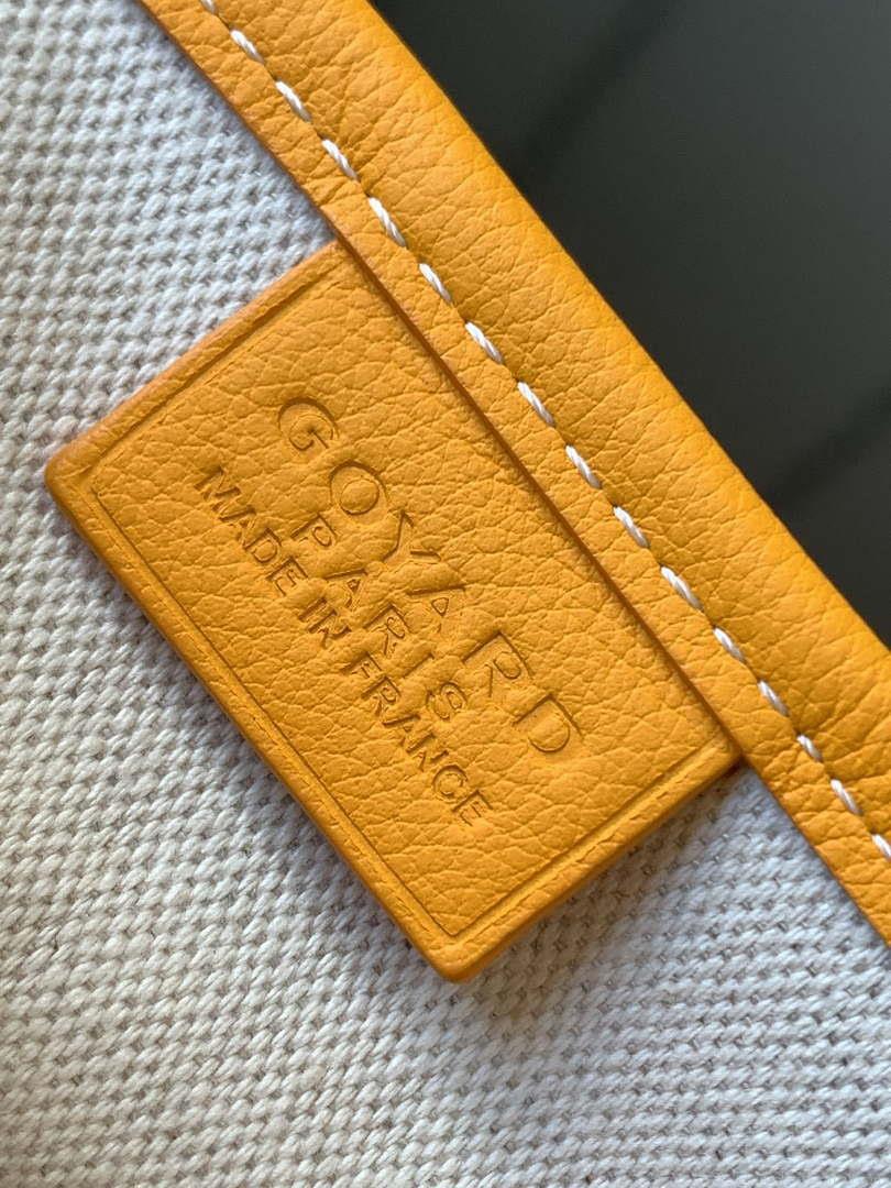 Goyard POICLAPMLTY11CL61P Poitiers Claire Voie Bag Yellow