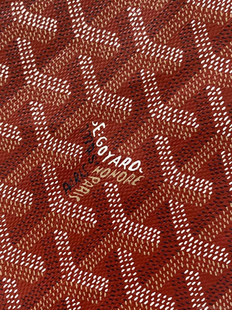 Goyard POICLAPMLTY11CL61P Poitiers Claire Voie Bag Red