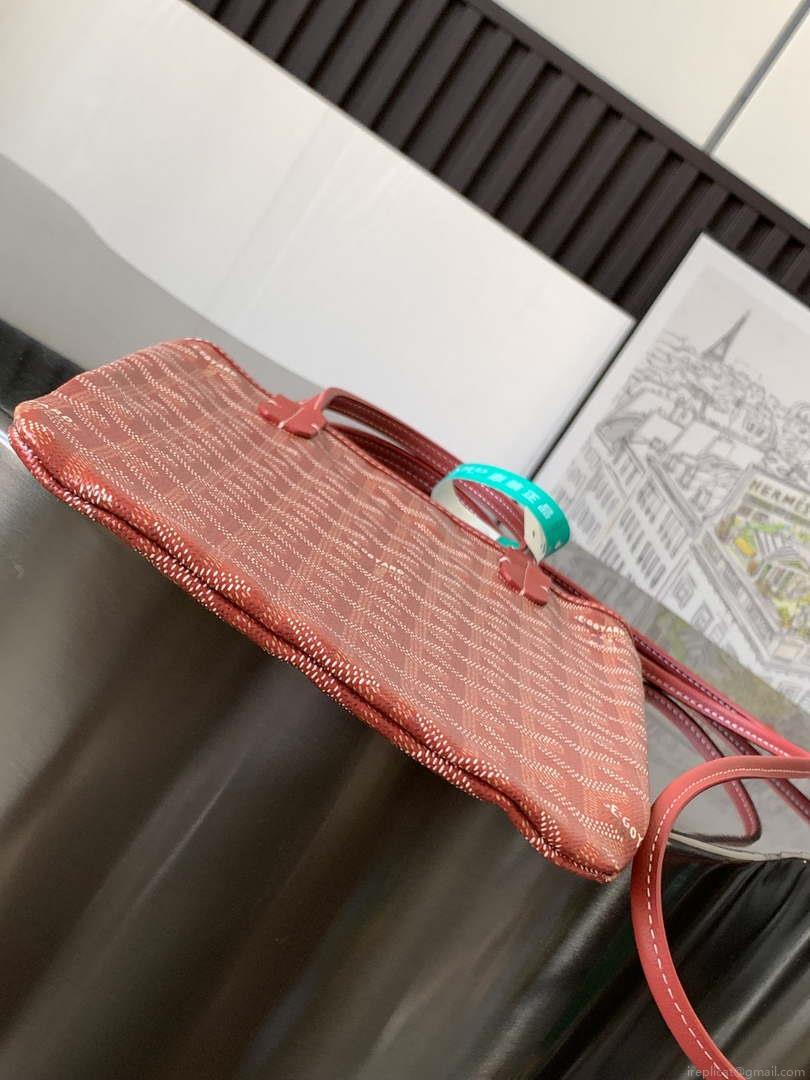 Goyard POICLAPMLTY11CL61P Poitiers Claire Voie Bag Red