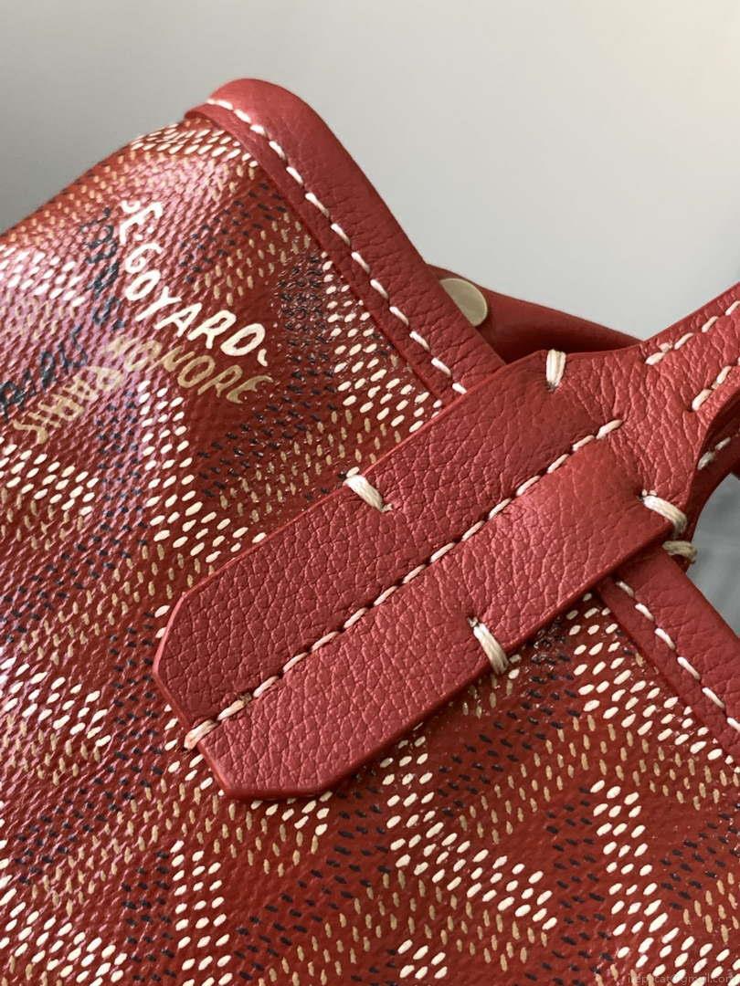 Goyard POICLAPMLTY11CL61P Poitiers Claire Voie Bag Red