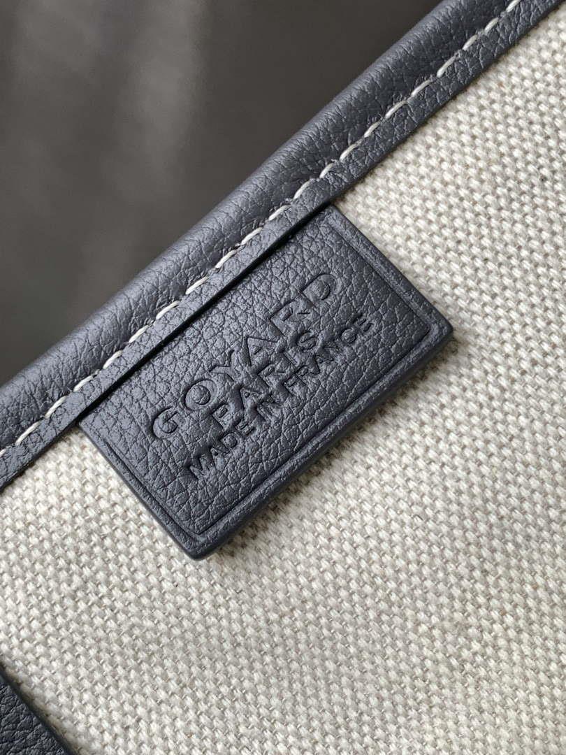 Goyard POICLAPMLTY11CL61P Poitiers Claire Voie Bag Gray &Black