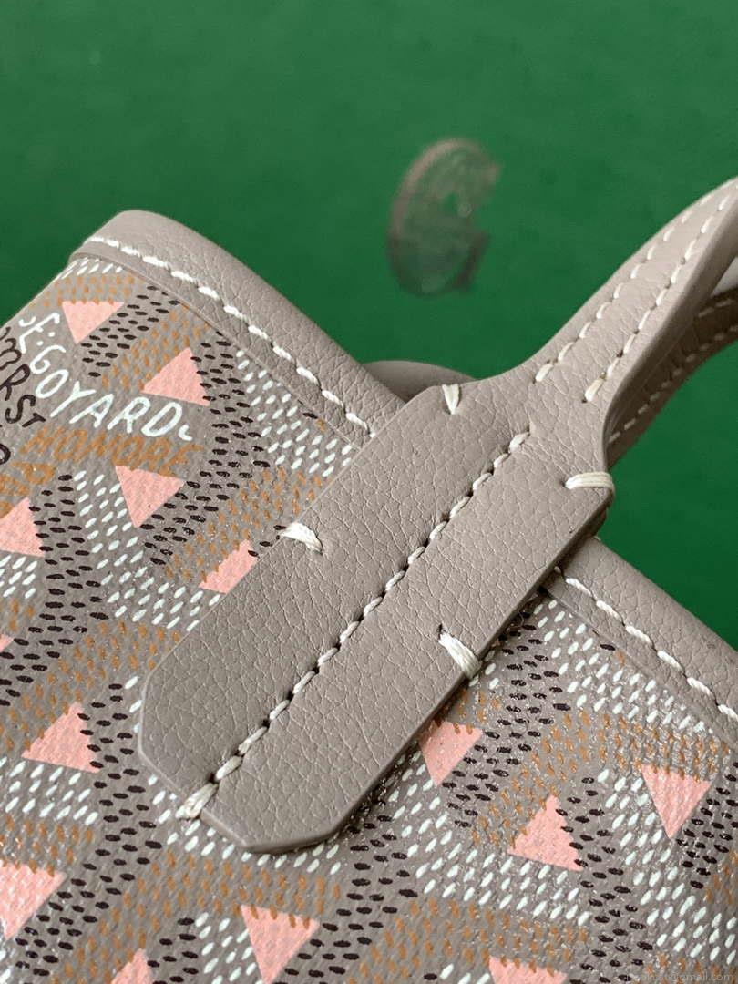 Goyard POICLAPMLTY11CL61P Poitiers Claire Voie Bag Pink & Gray
