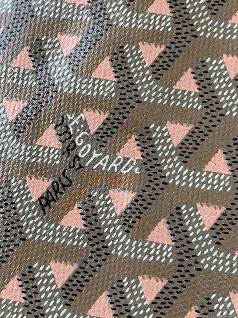 Goyard POICLAPMLTY11CL61P Poitiers Claire Voie Bag Pink & Gray