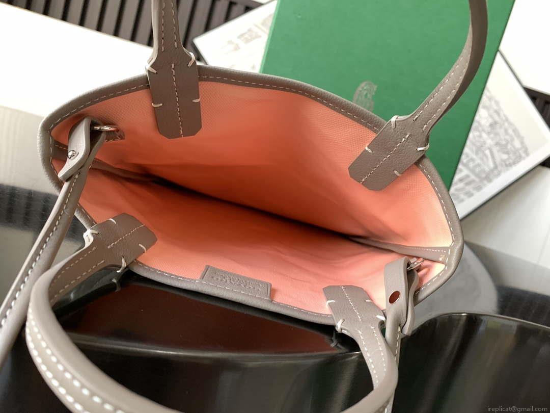Goyard POICLAPMLTY11CL61P Poitiers Claire Voie Bag Pink & Gray