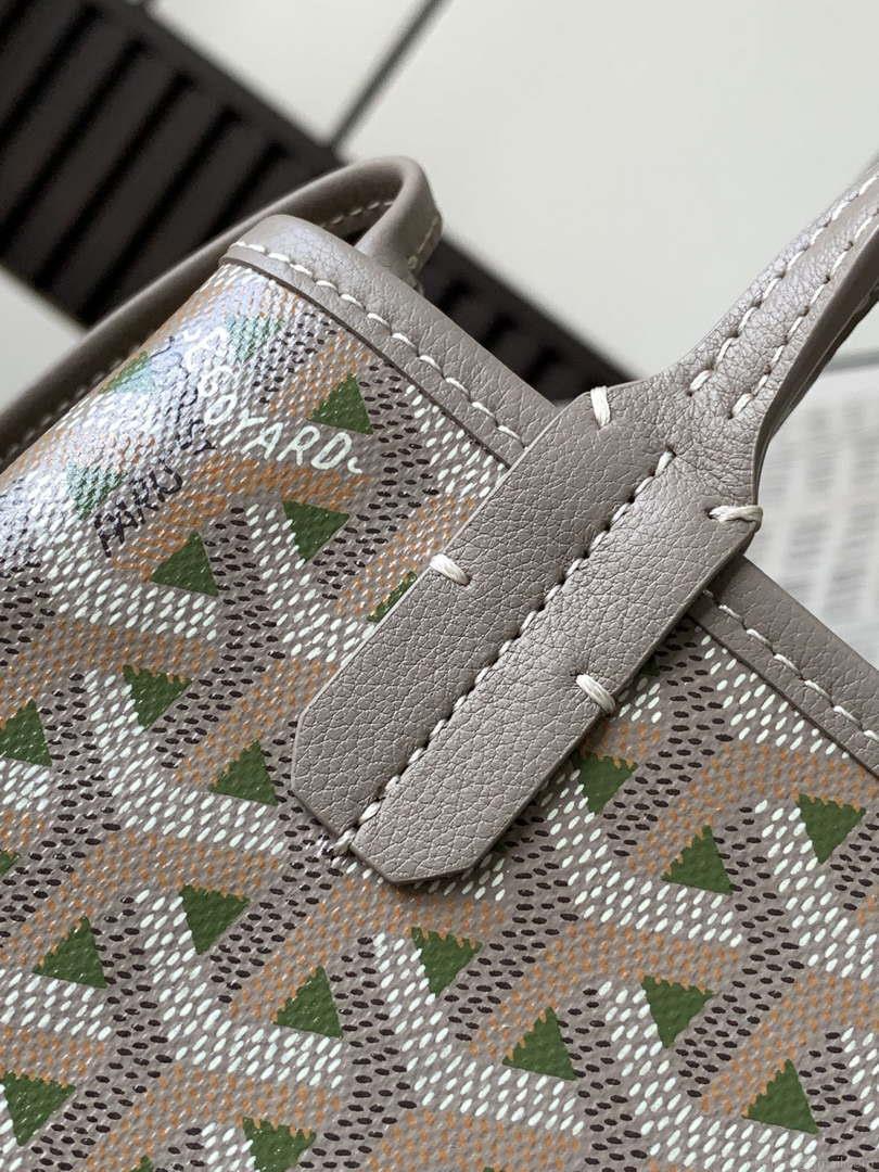 Goyard POICLAPMLTY11CL61P Poitiers Claire Voie Bag Green &Gray