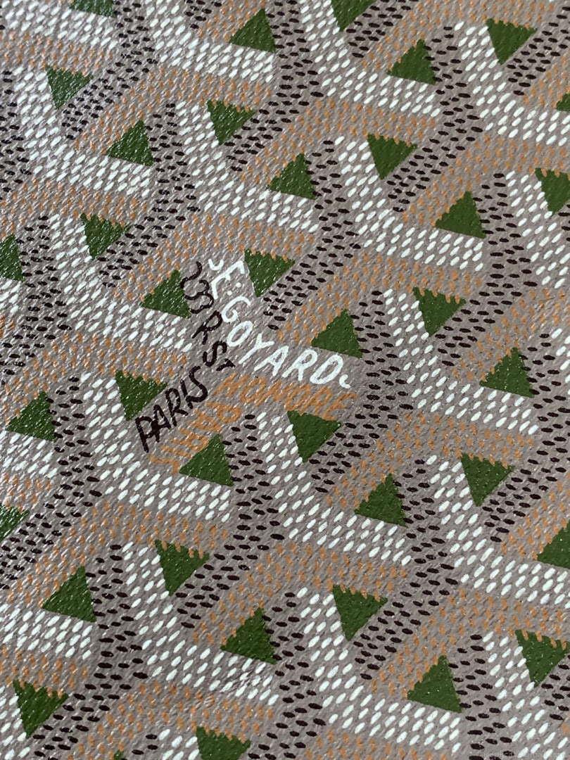 Goyard POICLAPMLTY11CL61P Poitiers Claire Voie Bag Green &Gray