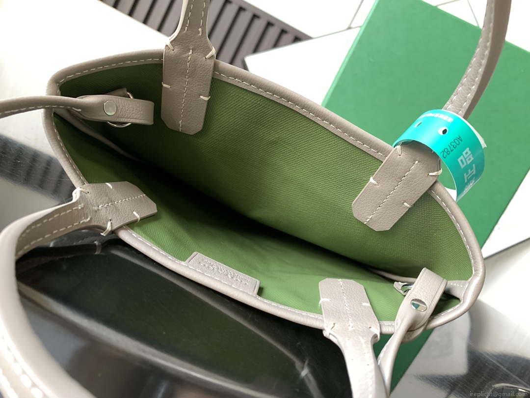 Goyard POICLAPMLTY11CL61P Poitiers Claire Voie Bag Green &Gray