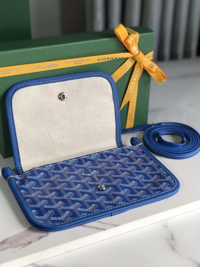 Goyard PLUMETPMLTY50CL50P Portefeuille Plumet Pocket Wallet Blue