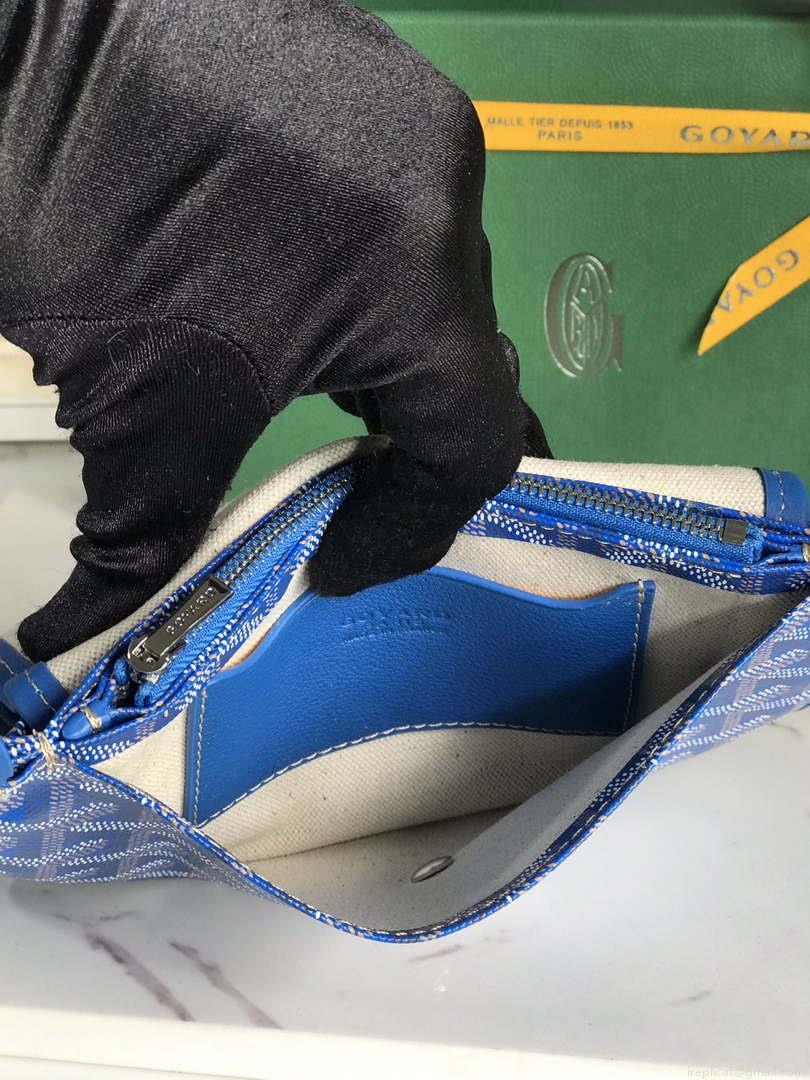 Goyard PLUMETPMLTY50CL50P Portefeuille Plumet Pocket Wallet Blue