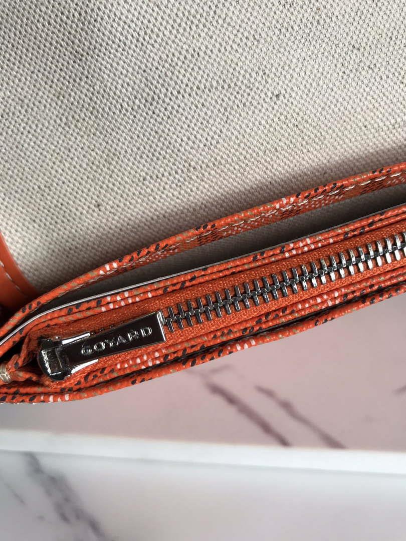 Goyard PLUMETPMLTY50CL50P Portefeuille Plumet Pocket Wallet Orange