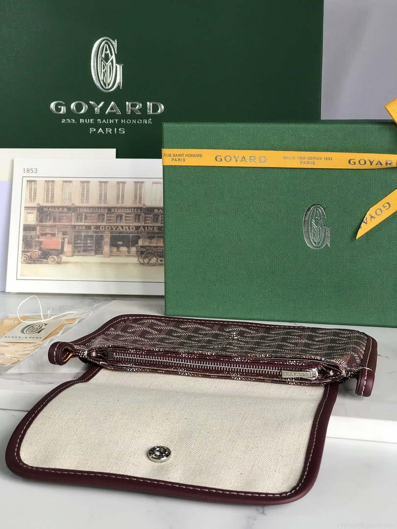Goyard PLUMETPMLTY50CL50P Portefeuille Plumet Pocket Wallet Wine Red