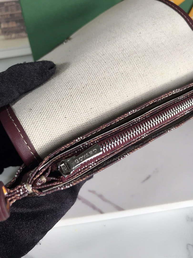 Goyard PLUMETPMLTY50CL50P Portefeuille Plumet Pocket Wallet Wine Red