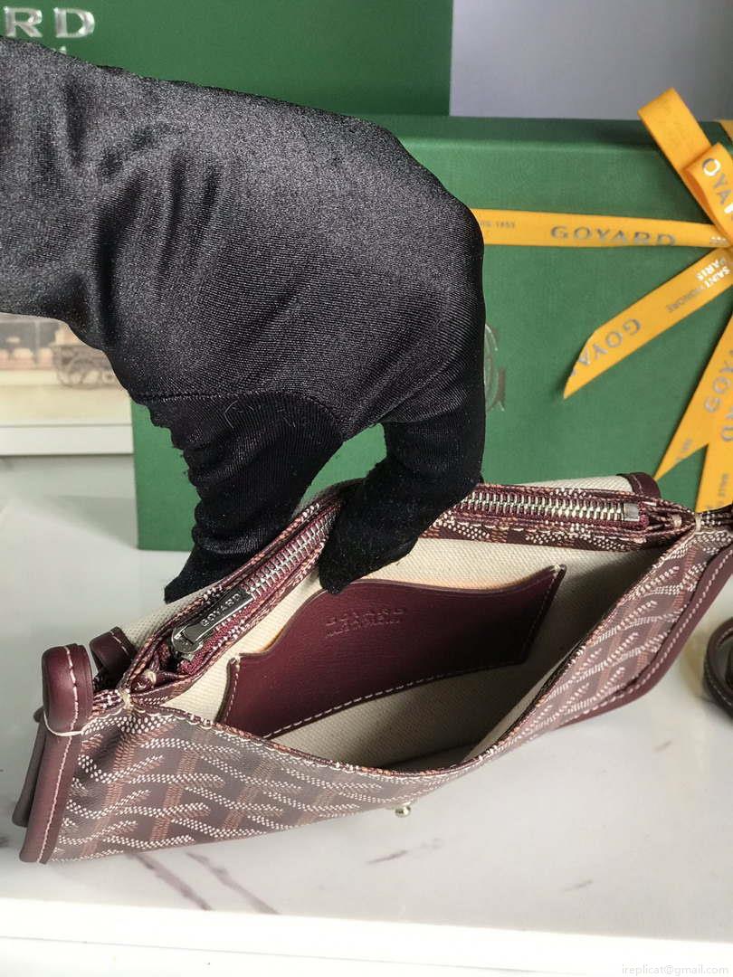Goyard PLUMETPMLTY50CL50P Portefeuille Plumet Pocket Wallet Wine Red