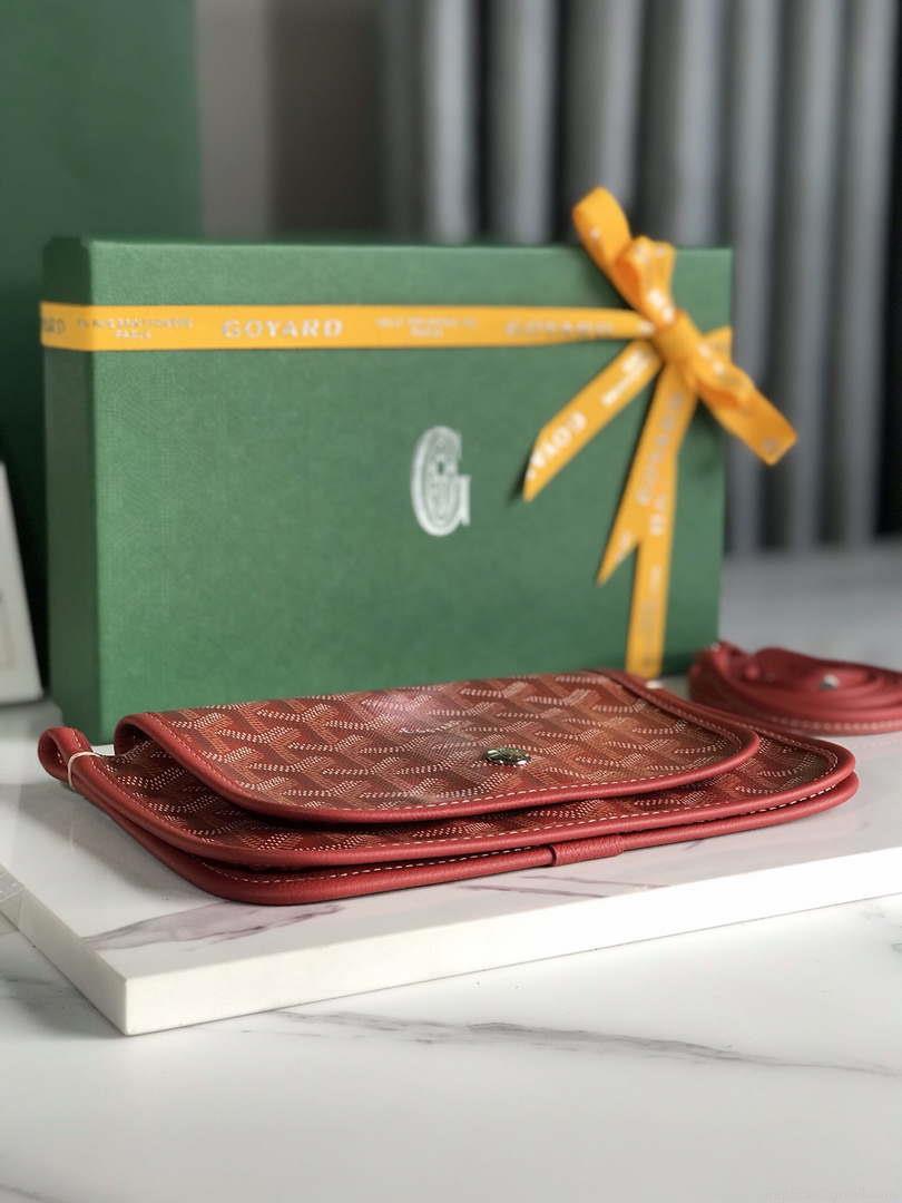 Goyard PLUMETPMLTY50CL50P Portefeuille Plumet Pocket Wallet Red