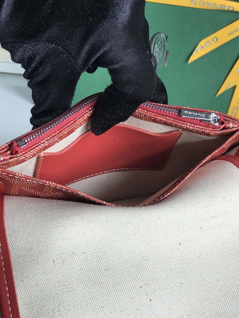 Goyard PLUMETPMLTY50CL50P Portefeuille Plumet Pocket Wallet Red