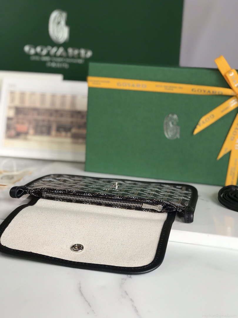 Goyard PLUMETPMLTY50CL50P Portefeuille Plumet Pocket Wallet Black