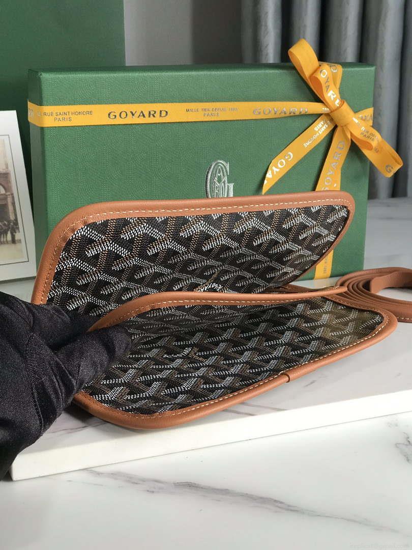 Goyard PLUMETPMLTY50CL50P Portefeuille Plumet Pocket Wallet Black& Brown