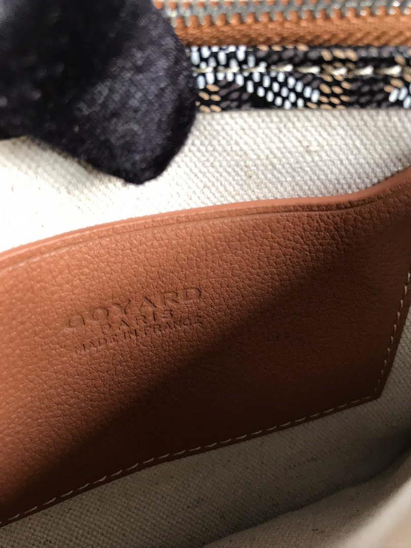 Goyard PLUMETPMLTY50CL50P Portefeuille Plumet Pocket Wallet Black& Brown