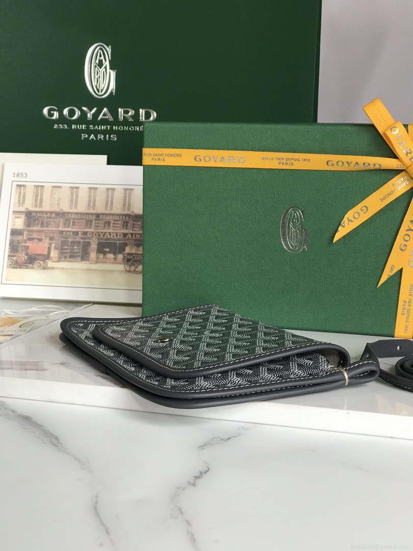 Goyard PLUMETPMLTY50CL50P Portefeuille Plumet Pocket Wallet Gray