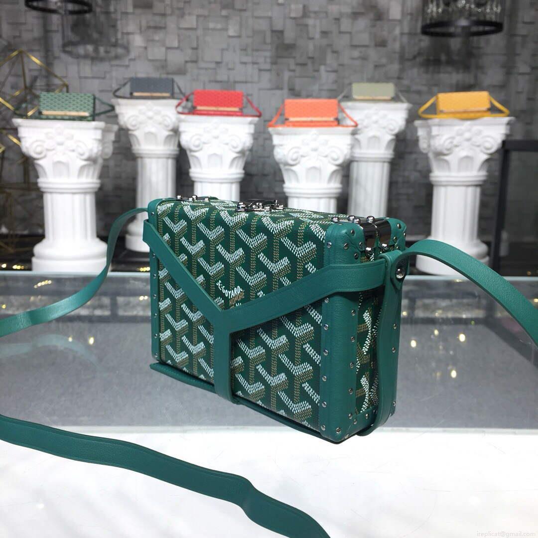 Goyard MINA08PMLTY01CL01P Minaudière Trunk Bag Green