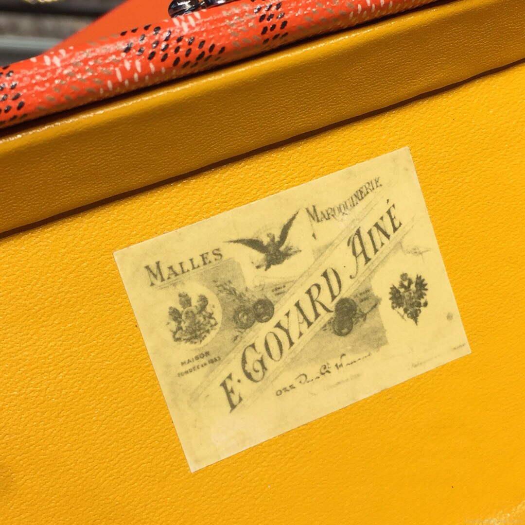 Goyard MINA08PMLTY01CL01P Minaudière Trunk Bag Orange