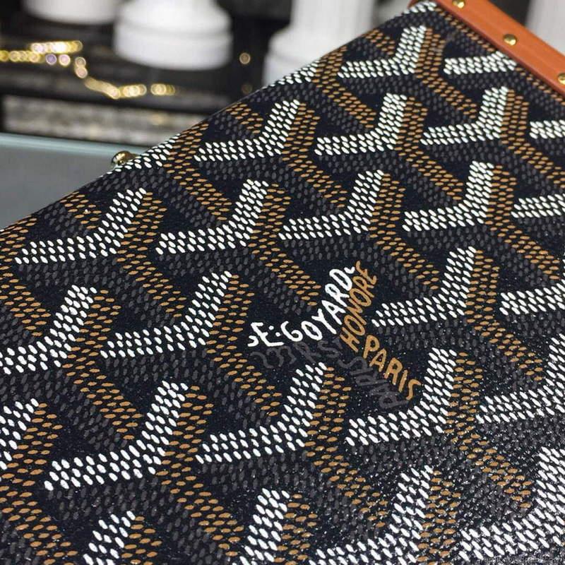 Goyard MINA08PMLTY01CL01P Minaudière Trunk Bag Brown