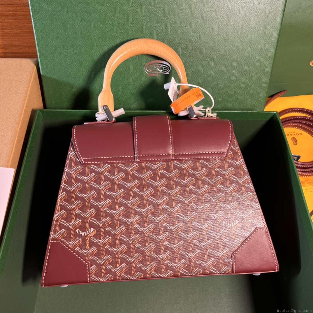 Goyard Sac Saigon Pm Bag BPMLTY07CL07P Wine Red