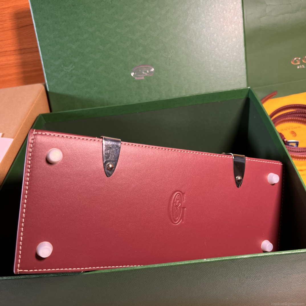 Goyard Sac Saigon Pm Bag BPMLTY07CL07P Wine Red
