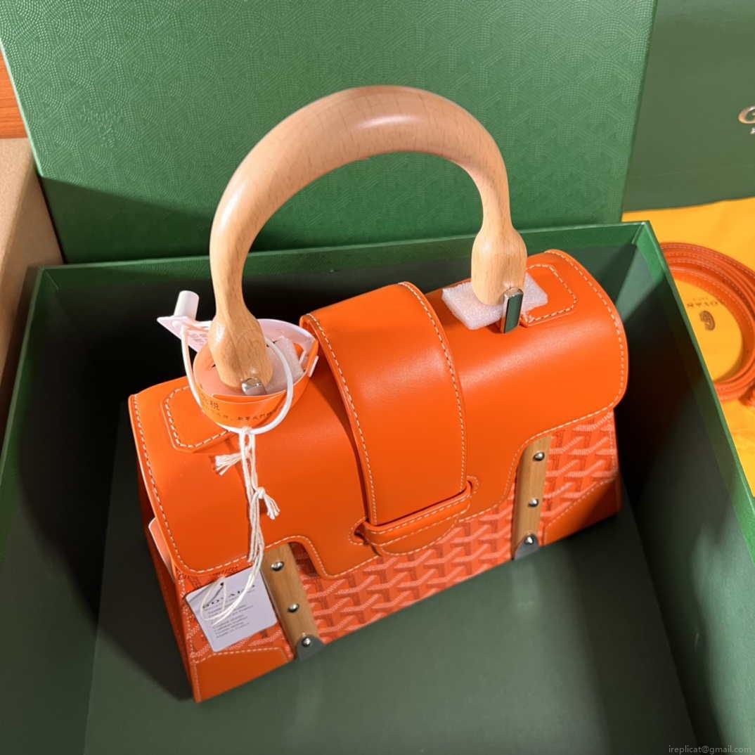 Goyard Sac Saigon Pm Bag BPMLTY07CL07P Orage Red
