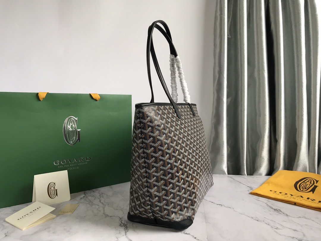 Goyard MMLTY01CL03P Artois MM Bag Black with Brown
