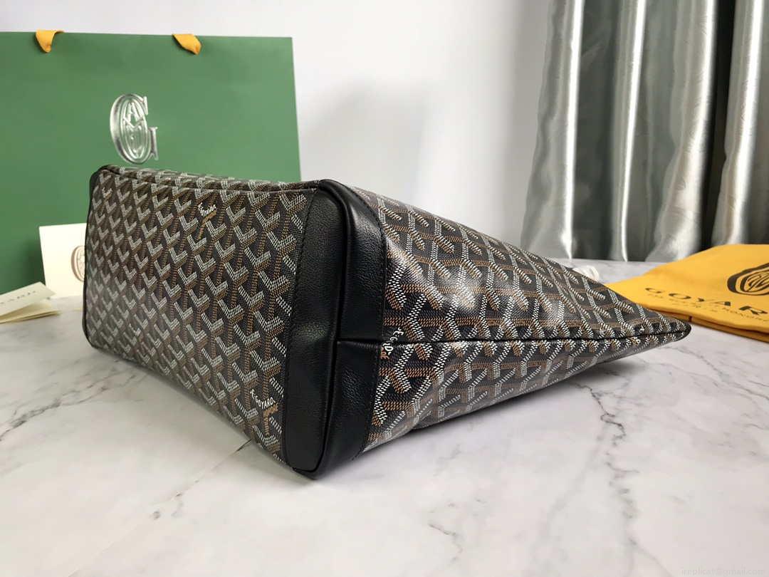 Goyard MMLTY01CL03P Artois MM Bag Black with Brown