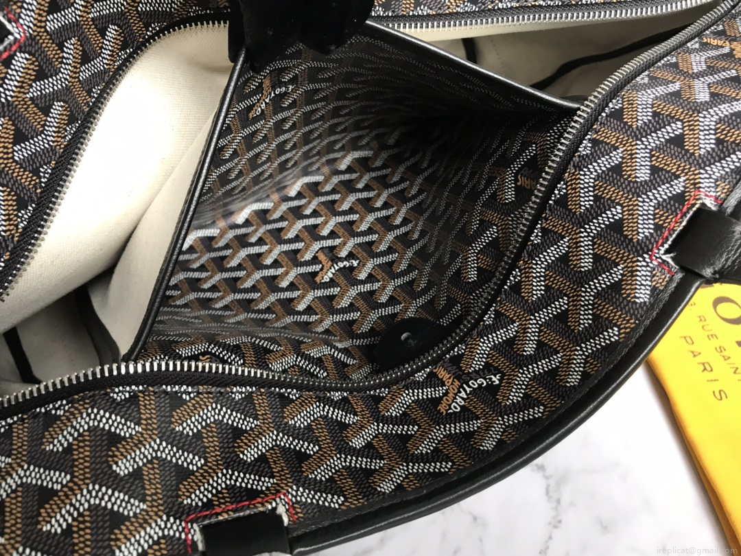 Goyard MMLTY01CL03P Artois MM Bag Black with Brown