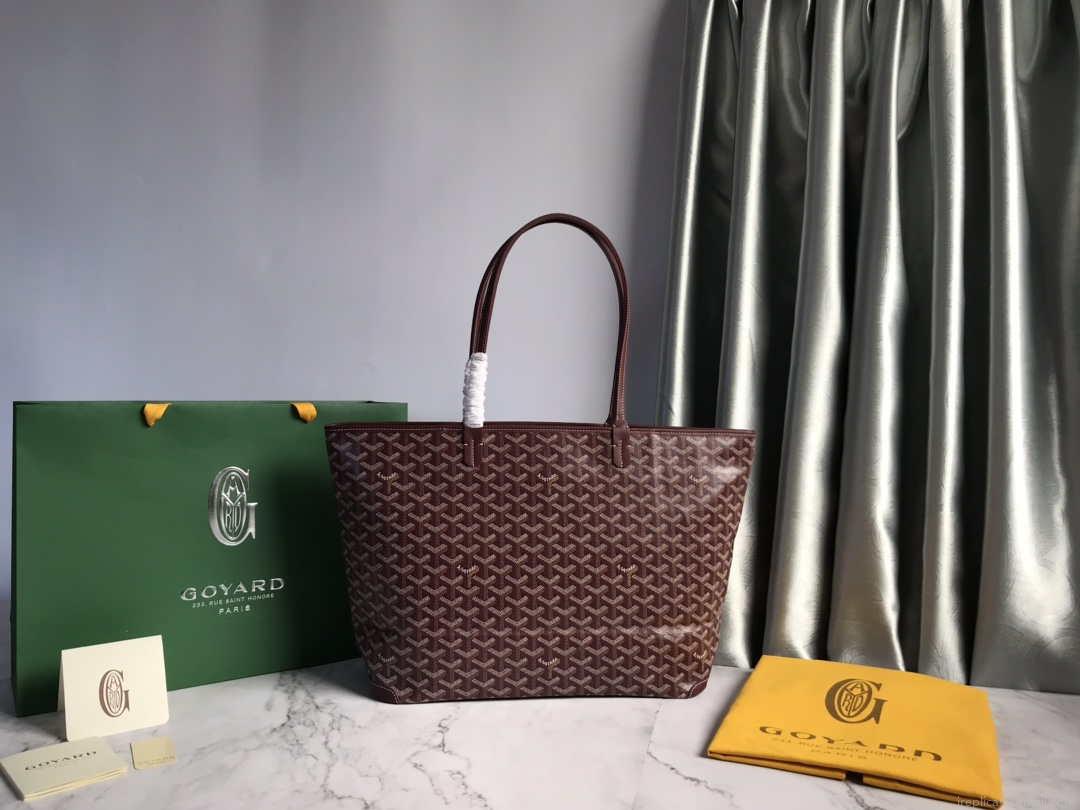 Goyard MMLTY01CL03P Artois MM Bag Wine Red