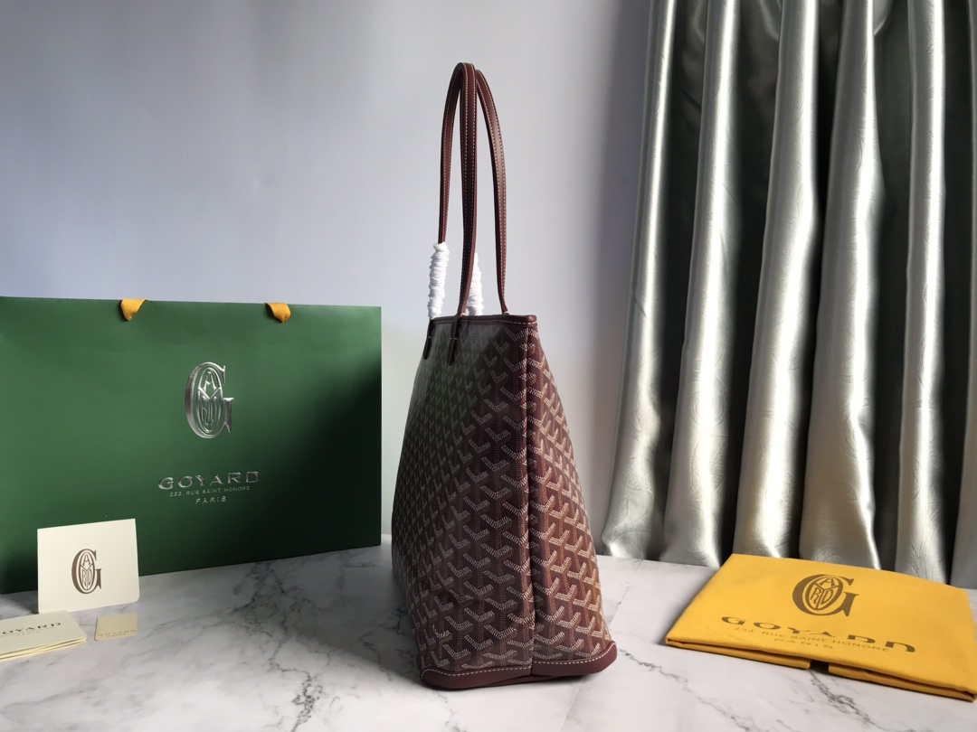 Goyard MMLTY01CL03P Artois MM Bag Wine Red