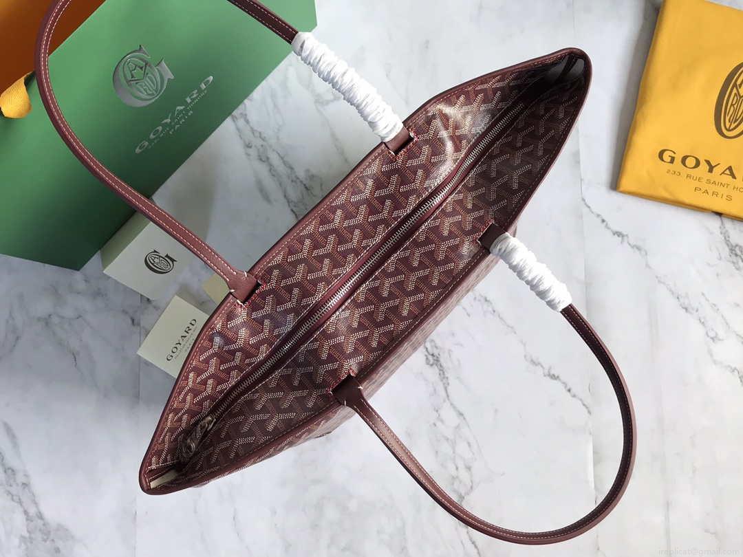 Goyard MMLTY01CL03P Artois MM Bag Wine Red
