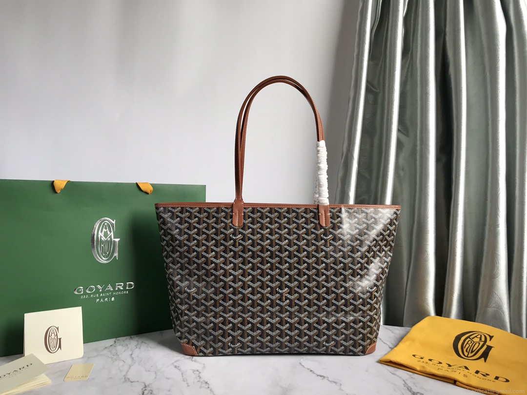 Goyard MMLTY01CL03P Artois MM Bag Brown Black