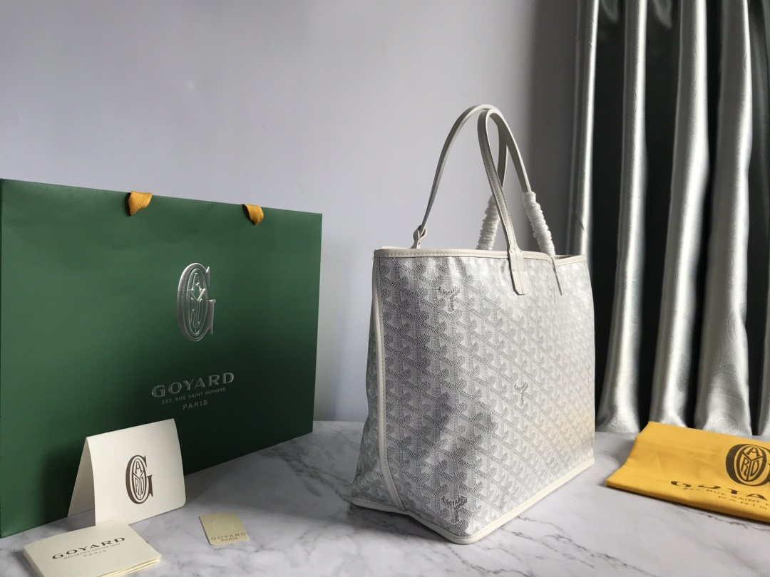 Goyard GMLTY01CL03P Saint Louis GM Bag White