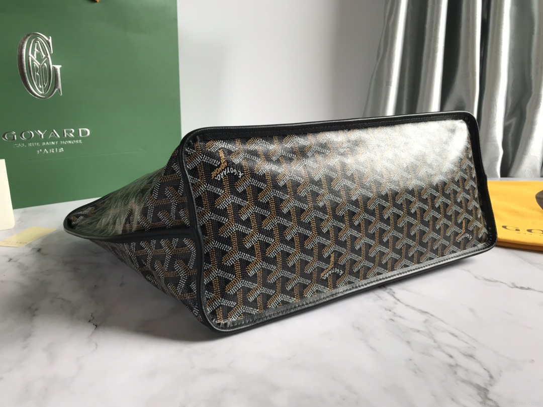 Goyard GMLTY01CL03P Saint Louis GM Bag Brown with Blacck