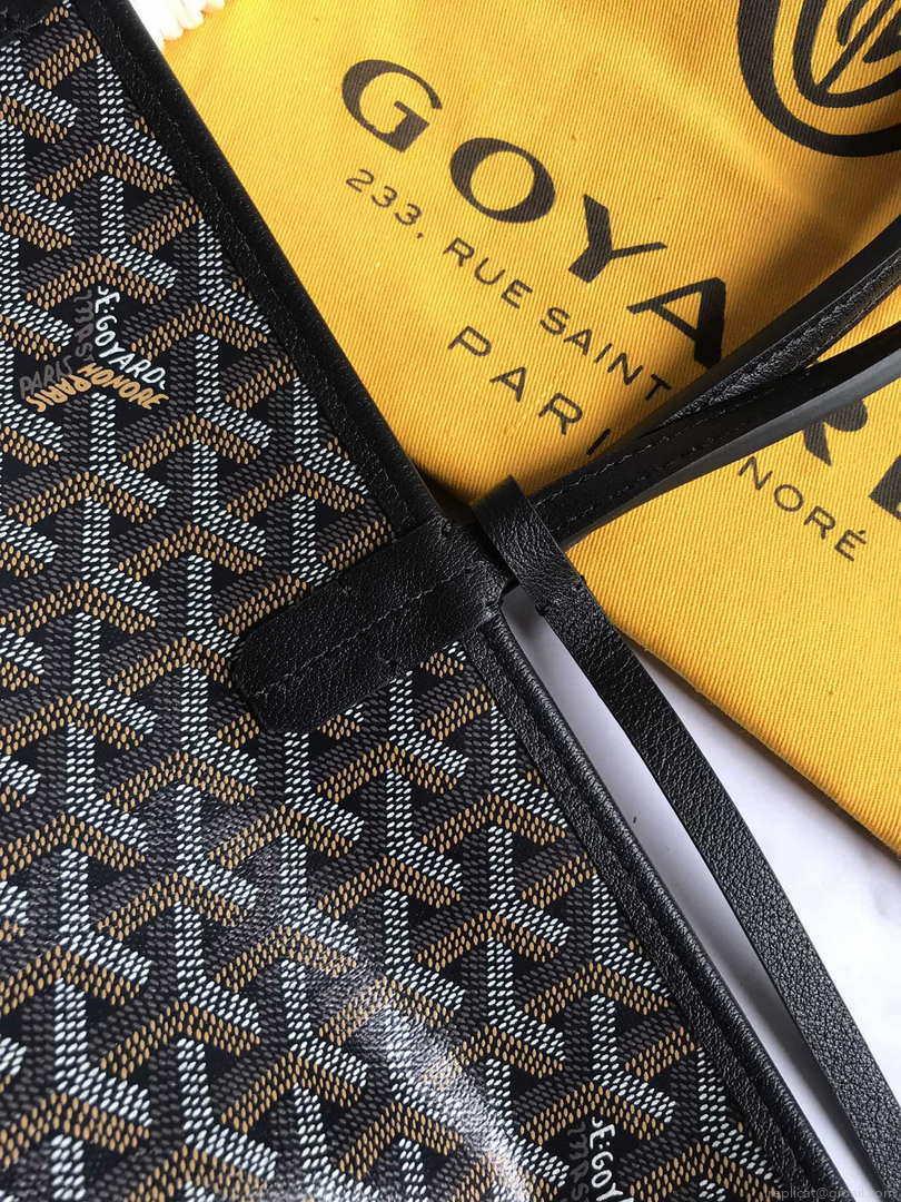Goyard GMLTY01CL03P Saint Louis GM Bag Brown with Blacck