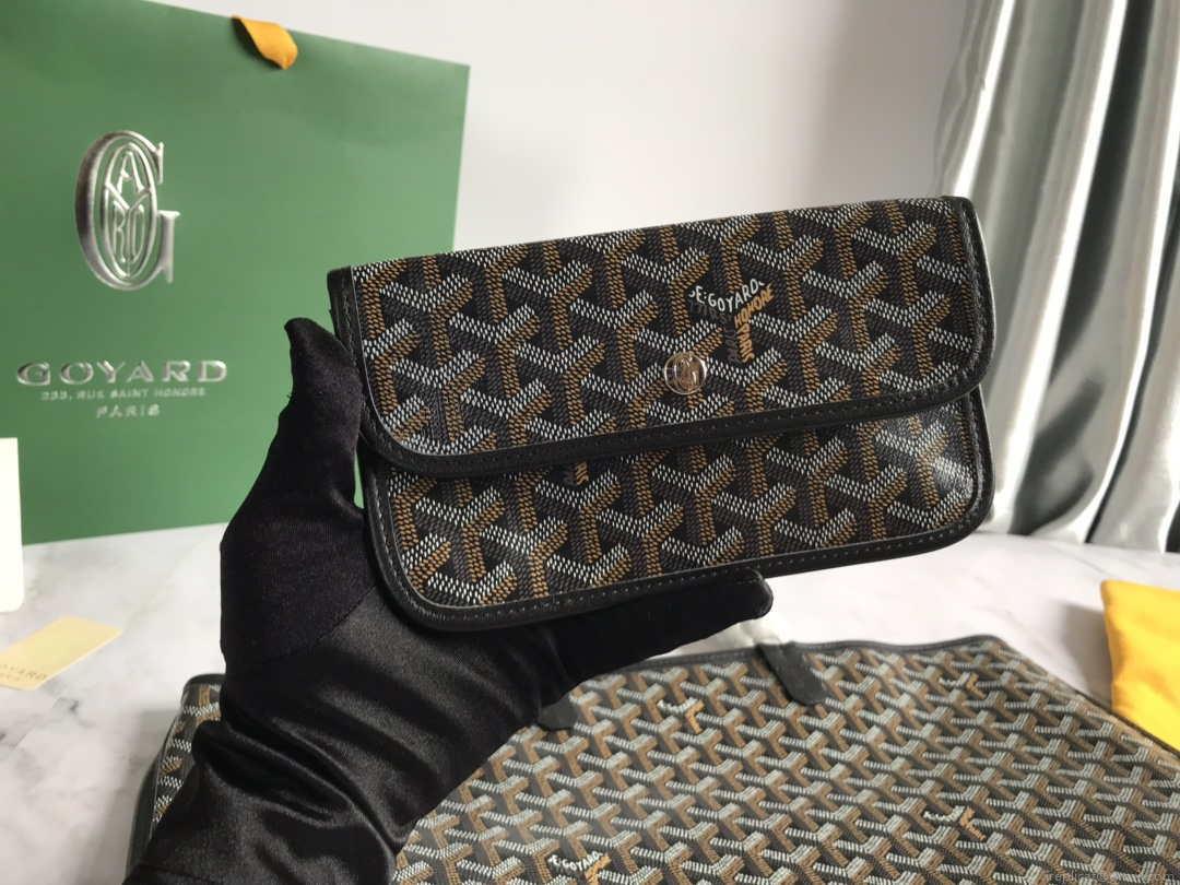 Goyard GMLTY01CL03P Saint Louis GM Bag Brown with Blacck