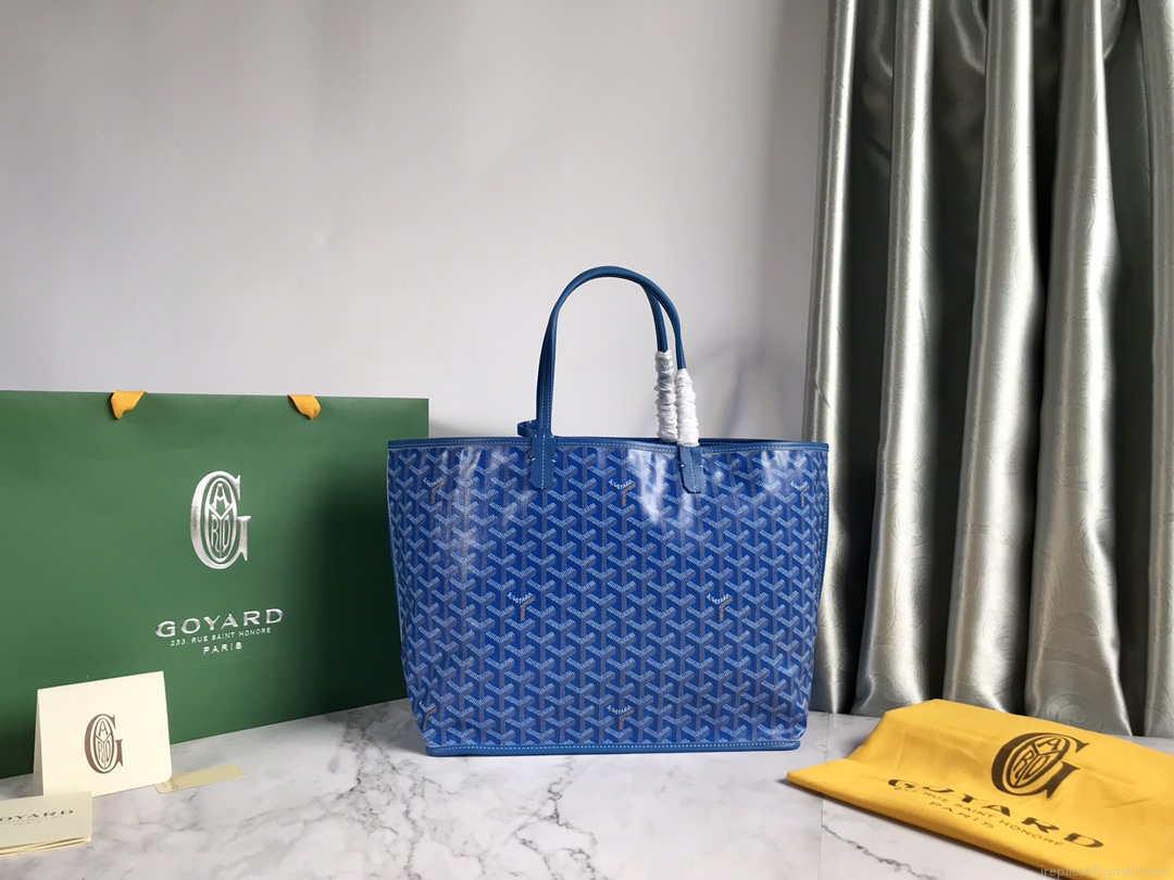 Goyard GMLTY01CL03P Saint Louis GM Bag Blue