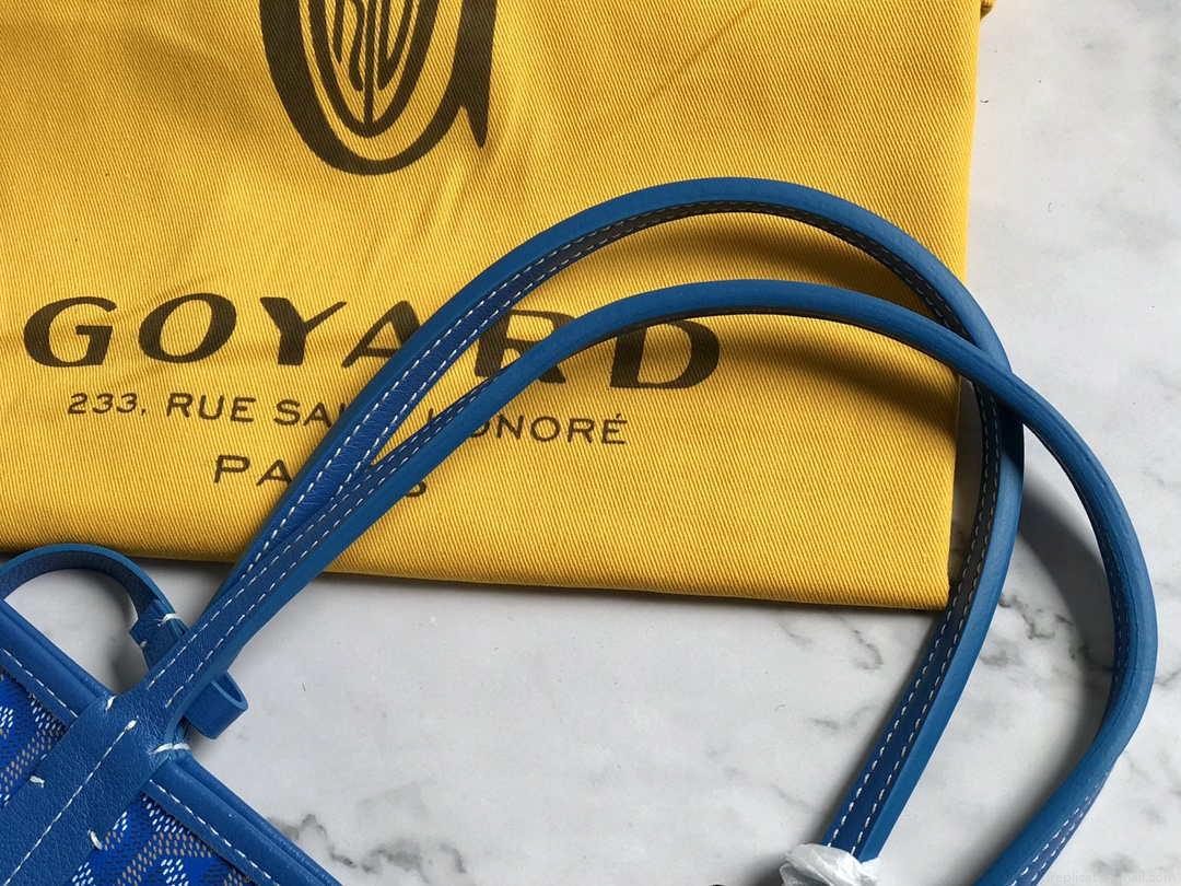 Goyard GMLTY01CL03P Saint Louis GM Bag Blue