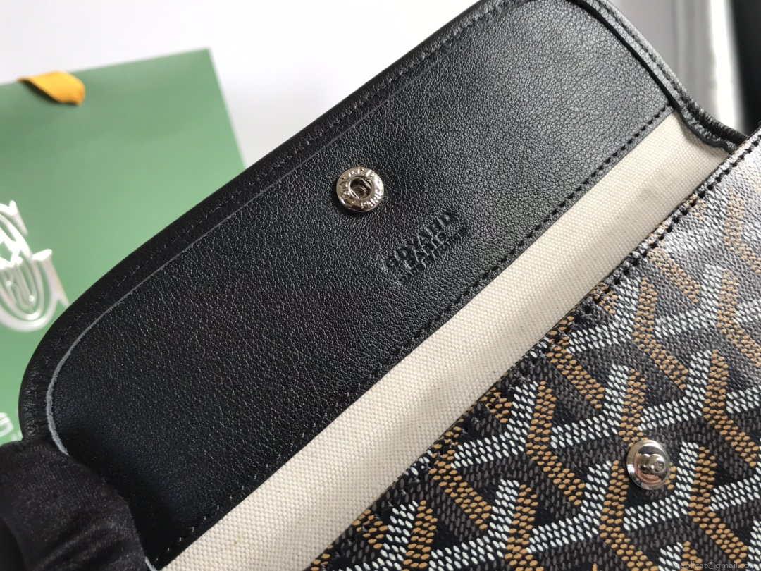 Goyard GMLCG09TY09P Anjou GM Bag Black with Brown