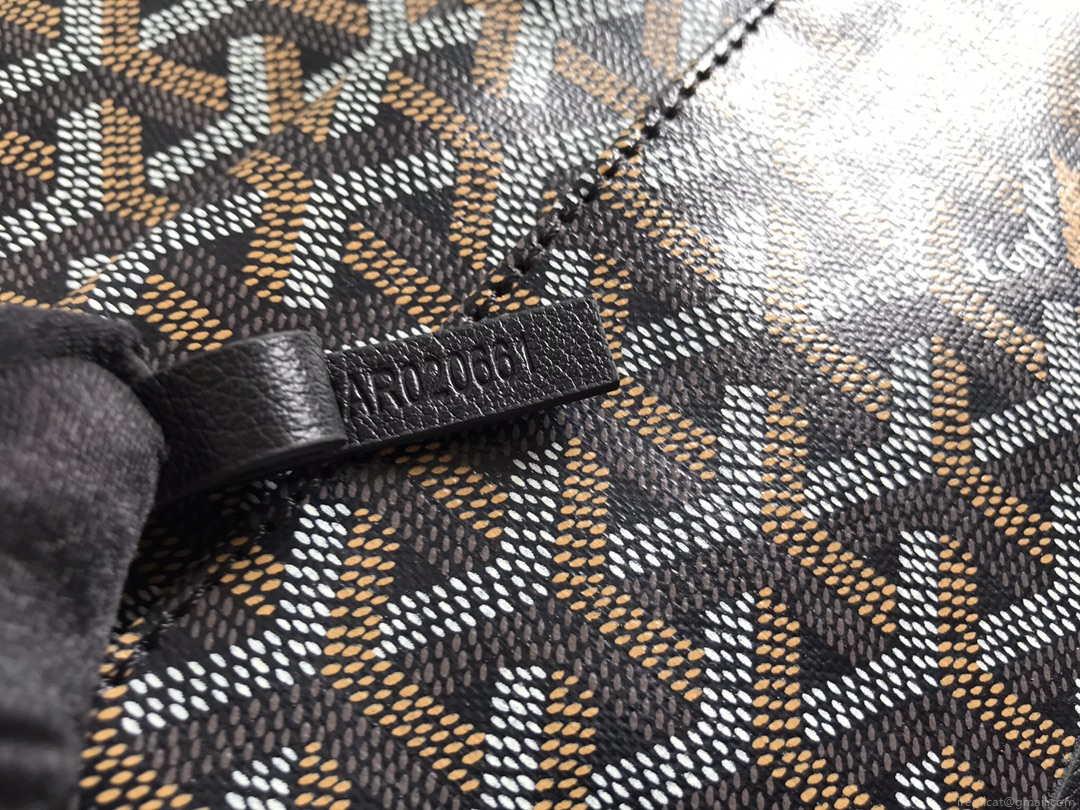 Goyard GMLCG09TY09P Anjou GM Bag Black with Brown