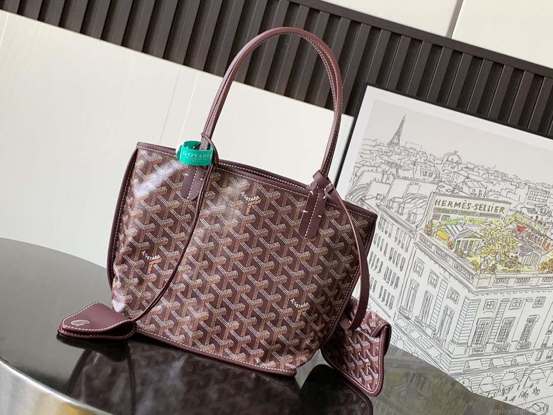 Goyard ANJOUSMINCG07TY07P Anjou Mini Bag Wine Red
