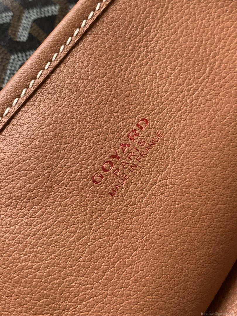 Goyard ANJOUSPMLCG03TY01P Anjou PM Bag Black and Tan